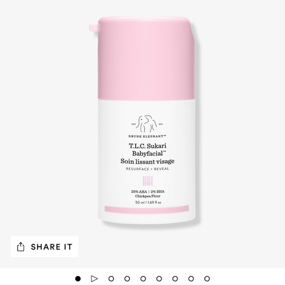 NIB!! Drunk Elephant T.L.C Sukari babyfacial (full size) - Picture 3 of 4